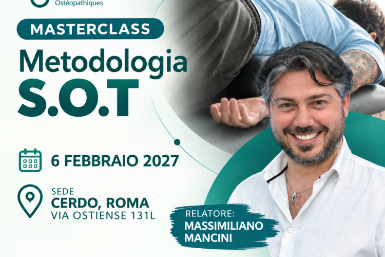 Masterclass Metodologia S.O.T 6 febbraio 2027