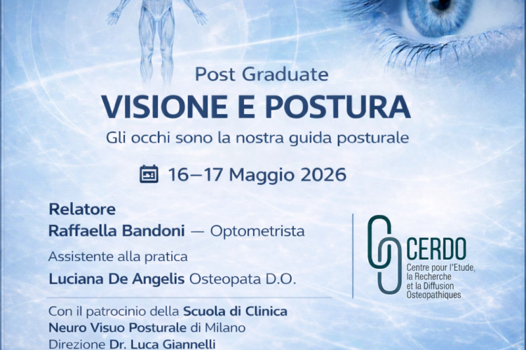visione e postura 16 e 17 maggio 